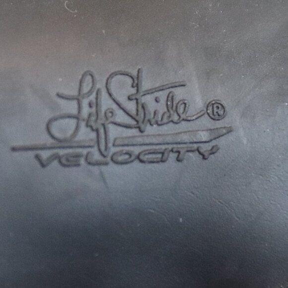 LifeStride Velocity With Memory Foam Mason Black Chunky Heel Shoe Size 10W - Picture 10 of 14